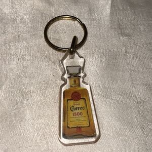 Vintage Cuervo 1800 Lucite‎ double sided keychain